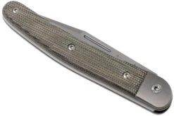 LionSteel Jack 1 Green Canvas Micarta JK1 CVG Pocket Knife -Outdoor Knives LI JK1 CVG 04 lionsteel