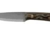 LT Wright Gary Wines Bushcrafter, O1, Matte Python Micarta, Leather Sheath, Bushcraft Knife -Outdoor Knives LT GWB PYM LS 01 lt wright