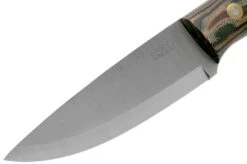 LT Wright Gary Wines Bushcrafter, O1, Matte Python Micarta, Leather Sheath, Bushcraft Knife -Outdoor Knives LT GWB PYM LS 03 lt wright