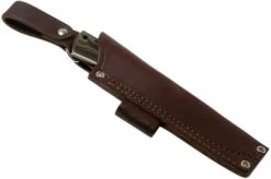 LT Wright Gary Wines Bushcrafter, O1, Matte Python Micarta, Leather Sheath, Bushcraft Knife -Outdoor Knives LT GWB PYM LS 06 lt wright