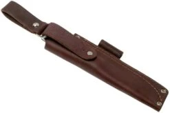 LT Wright Gary Wines Bushcrafter, O1, Matte Python Micarta, Leather Sheath, Bushcraft Knife -Outdoor Knives LT GWB PYM LS 07 lt wright