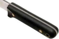 LT Wright Next Gen, A2, Matte Black Micarta, Leather Sheath, Bushcraft Knife -Outdoor Knives LT NG BM LS 05 lt wright