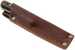 LT Wright Next Gen, A2, Matte Black Micarta, Leather Sheath, Bushcraft Knife -Outdoor Knives LT NG BM LS 06 lt wright