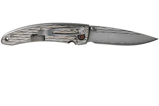 Mcusta Nami Small Damascus MC-0111D Pocket Knife 4 Mcusta Nami Small Damascus MC-0111D Pocket Knife - Image 2