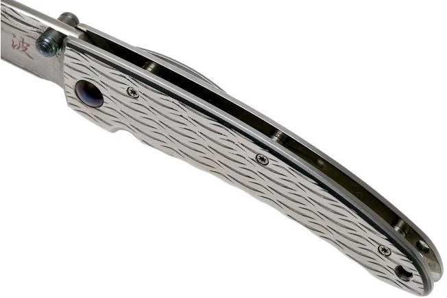 Mcusta Nami Small Damascus MC-0111D Pocket Knife 9 Mcusta Nami Small Damascus MC-0111D Pocket Knife - Image 7