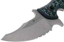 Maserin Badger 940-G10G Grey G10 Fixed Knife, Alessandro Zanin Design -Outdoor Knives ME 940 G10G 03 maserin