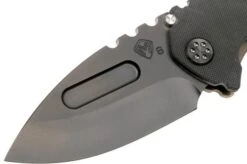 Medford Praetorian Genesis G S35VN, PVD Droppoint Blade, Black G10 Handle, PVD Hardware Pocket Knife -Outdoor Knives MF 21 GN 03 03 medford