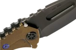 Medford Praetorian Genesis G S35VN, PVD Droppoint Blade, Black G10 Handle, PVD Hardware Pocket Knife -Outdoor Knives MF 21 GN 03 06 medford