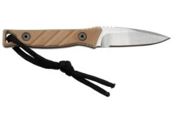 Medford Necromancer S35VN Tumbled Blade, Coyote G10 Handle, Neck Knife -Outdoor Knives MF 22 NM 03 02 medford