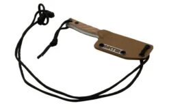 Medford Necromancer S35VN Tumbled Blade, Coyote G10 Handle, Neck Knife -Outdoor Knives MF 22 NM 03 06 medford