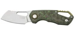 MKM Isonzo FX03-2CJ Cleaver Stonewashed, Jungle Wear Carbon Fibre Pocket Knife, Jesper Voxnaes Design