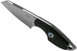 MKM Mikro 2 Wharncliffe, Stonewashed Carbon Fibre Neck Knife, Jesper Voxnaes Design -Outdoor Knives MMK MR02 CF 04 mkm knives