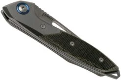 MKM Cellina MY02-GCT Titanium Bolsters, Green Canvas Micarta Pocket Knife, Lucas Burnley Design -Outdoor Knives MMK MY02 GCT 04 mkm knives