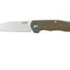 MKM Root RT-GC Satin Green Canvas Micarta Pocket Knife, Jens Anso Design -Outdoor Knives MMK RT GC 01 mkm