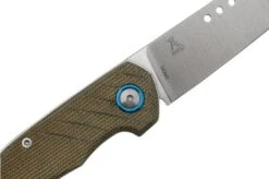 MKM Root RT-GC Satin Green Canvas Micarta Pocket Knife, Jens Anso Design -Outdoor Knives MMK RT GC 05 mkm