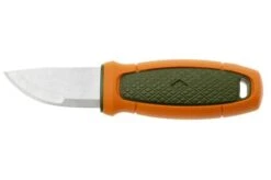 Morakniv Mora Eldris Hunting 14237 Green Orange, Neck Knife For Hunting, Includes Sheath And Belt Loop