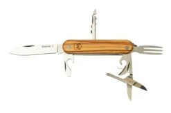 Mercury Multi-Tool Knife 913-8LC Olive Wood, 8 Functions, Pocket Knife