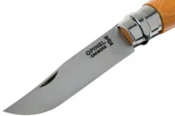 Opinel Pocket Knife No. 8 Luxury Range With Leather Sheath, Carbon Steel -Outdoor Knives OP000815 03 opinel v202004