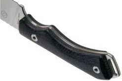 QSP Knife Workaholic QS124-B SK03 Black Micarta Fixed Knife -Outdoor Knives QS124 B 04 qsp