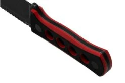 QSP Knife Canary QS141-B2 Blackwashed, Black Red G10, Neck Knife -Outdoor Knives QS141 B2 04 qsp