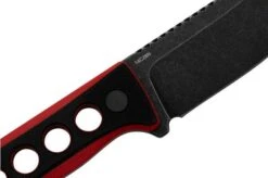 QSP Knife Canary QS141-B2 Blackwashed, Black Red G10, Neck Knife -Outdoor Knives QS141 B2 05 qsp