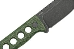 QSP Knife Canary QS141-C2 Blackwashed, Black Green G10, Neck Knife -Outdoor Knives QS141 C2 05 qsp