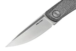 Real Steel Luna, Titanium Grey Crackle 7001TC-GC Slipjoint Pocket Knife -Outdoor Knives RL7001TC GC 03 realsteel