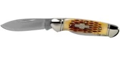 Rough Ryder Canoe Amber Bone RR048 Slipjoint Pocket Knife -Outdoor Knives RY048 03 rough ryder