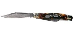 Rough Ryder Stockman Cinnamon Stag RR2160 Damascus Slipjoint Pocket Knife -Outdoor Knives RY2160 03 rough ryder