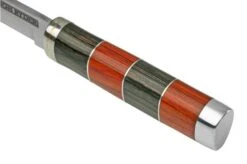 Rough Ryder Small Fixed Blade, Stacked Wood, RR2457 -Outdoor Knives RY2457 04 roughryder