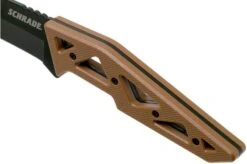 Schrade Frontier Fixed Knife 4.5" 1124284 Tan & Black FRN Pocket Knife -Outdoor Knives SC1124284 05 schrade