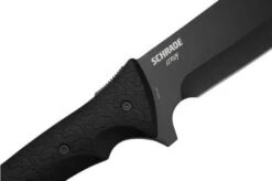 Schrade Leroy Fixed Blade 650942, Black Survival Knife -Outdoor Knives SC650942 05 schrade