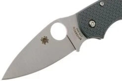 Spyderco Chaparral FRN Grey C152PGY Pocket Knife -Outdoor Knives SPC152PGY 03 spyderco spc152pgy 03