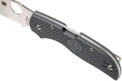 Spyderco Chaparral FRN Grey C152PGY Pocket Knife -Outdoor Knives SPC152PGY 07 spyderco spc152pgy 07