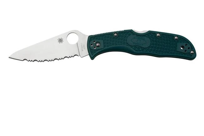 Spyderco Endela K390 C243FSK390 Serrated Pocket Knife 3 Spyderco Endela K390 C243FSK390 Serrated Pocket Knife