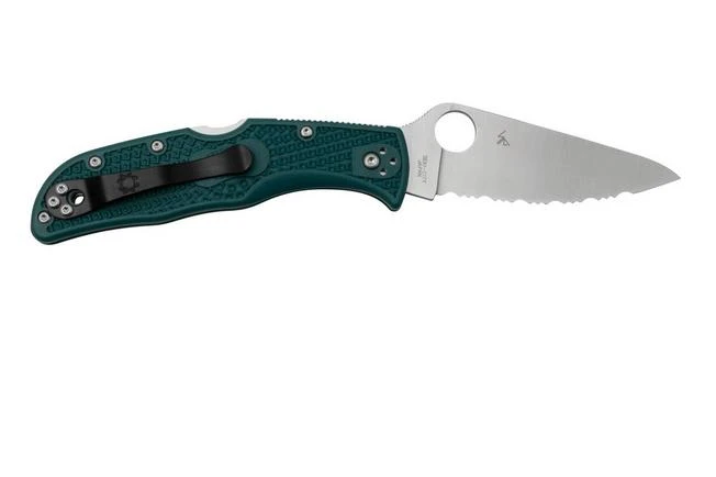 Spyderco Endela K390 C243FSK390 Serrated Pocket Knife 4 Spyderco Endela K390 C243FSK390 Serrated Pocket Knife - Image 2