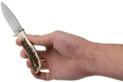 Uncle Henry Stag Horn Fixed Blade 2202UH Hunting Knife 1085923 -Outdoor Knives UH1085923 06 schrade uncle henry