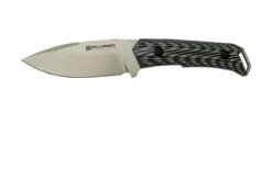 Willumsen Paragon DL22TGR Grey Black G10, AUS-8, Fixed Knife