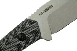 Willumsen Paragon DL22TGR Grey Black G10, AUS-8, Fixed Knife -Outdoor Knives WNDL22TGR 05 willumsen