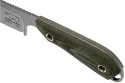 White River Knives M1 Caper Black & OD Linen Micarta Fixed Knife, Kydex Sheath 14 White River Knives M1 Caper Black & OD Linen Micarta Fixed Knife, Kydex Sheath -Outdoor Knives WRCPR LBO 05 white river knives