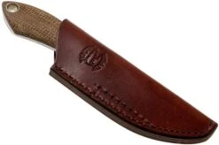 White River Knives Sendero Bush Hunting Knife Natural Burlap Micarta, Jerry Fisk Design -Outdoor Knives WRJF SB BNA 06 white river knives