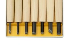 Yoshiharu Y-7 Mitomoto Japanese Wood Carving Knives, Set Of 7 -Outdoor Knives YSH 015 03 yoshiharu