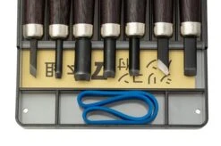 Yoshiharu H-7 Japanese Wood Carving Knives, Set Of 7 In Plastic Case -Outdoor Knives YSH 020 03 yoshiharu