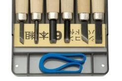 Yoshiharu KL-6 Maruichi Japanese Wood Carving Knives, Set Of 6 In Plastic Case -Outdoor Knives YSH 033 03 yoshiharu