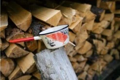 Knivesandtools Enamel Saucepan E-SP14-01, 14 Cm, Enamel Sauce Pan -Outdoor Knives knivesandtools enamelware 13